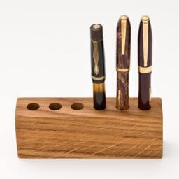 Wood Pen Holder Fountain Desk Organizer Lord James - thumbnail 3