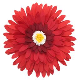 Flower Pillows -Daisy Round Pillow - Sunflower Accent Decorative Throw 3D Handmade For Home Decor - thumbnail 4