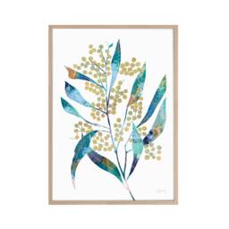 Yellow Wattle Botanical Print, Australian Native Flower Painting, Wall Print Decor, Floral Poster, Living Room Art, Bedroom Art - thumbnail 2