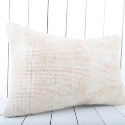 Handmade Turkish Kilim Pillow Cover Vintage Anatolian Design - 16x24 - thumbnail 2