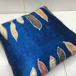 Silk Ikat Pillow Cover, Handwoven Cushion, Turkish Decor - 16x16 - thumbnail 4