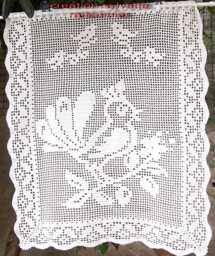 Brisebise Curtain, Hand-Crocheted, French Craftsmanship, Created By Sylvette Raisonnier, Zoizo Model - thumbnail 1