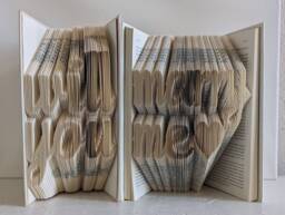 Will You Marry Me Hand Folded Book Art Sculptures. Unique Proposal Different Marriage Proposal Unique Engagement Fiance' - thumbnail 1