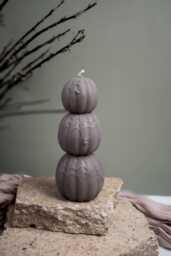 Spider Pumpkin Candle Halloween Decor, Eco-Friendly Soy Beeswax - thumbnail 1