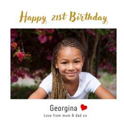 Personalised Photo Birthday Candle Gift Set Soy Wax For Daughter, Mum, Dad, Sister, Friend - thumbnail 2