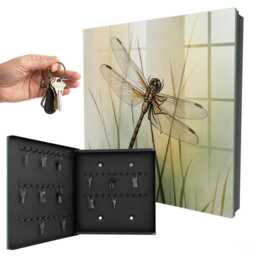 Dragonfly Nature Key Cabinet For Home, Green Box Illustrative Nature, Lovers Of & Peace - thumbnail 1