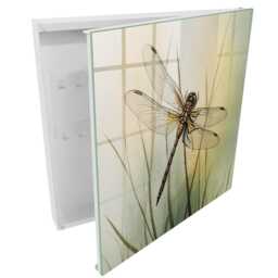 Dragonfly Nature Key Cabinet For Home, Green Box Illustrative Nature, Lovers Of & Peace - thumbnail 2