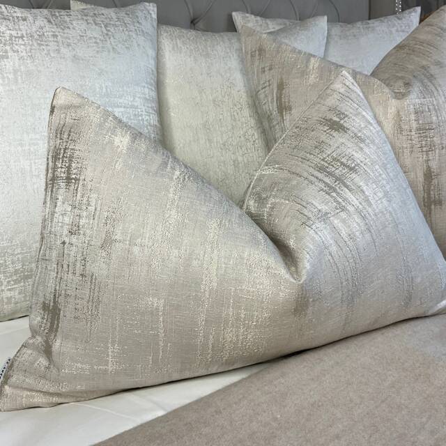 Luxury Cushion Cover - Decorative Pillow Case in Neutral Champagne Laura Ashley Whinfell Designer Fabric All Sizes Available - image 1