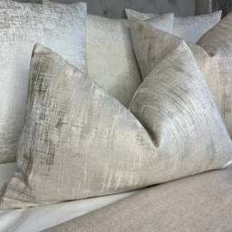 Luxury Cushion Cover - Decorative Pillow Case in Neutral Champagne Laura Ashley Whinfell Designer Fabric All Sizes Available - thumbnail 2