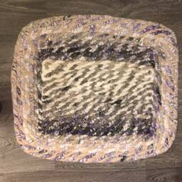 Handmade Small Area Rug - Beautifully Felted Alpaca - thumbnail 2
