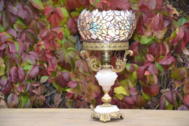 stained Glass Openwork Lamp Customized Lampshade For A Vintage Base in Single Exemplar - image 1