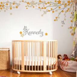Tree Wall Decal Wall Sticker Baby Nursery Decals-Cherry Blossoms Decal-Dk402 - thumbnail 2