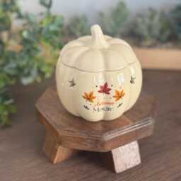 Autumn Magic Pumpkin Oil Burner, Wax Burner , Pumpkin Decor Vintage - thumbnail 3
