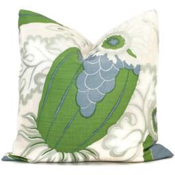 Christopher Farr Carnival Pillow Cover Floral Linen Decorative - thumbnail 3