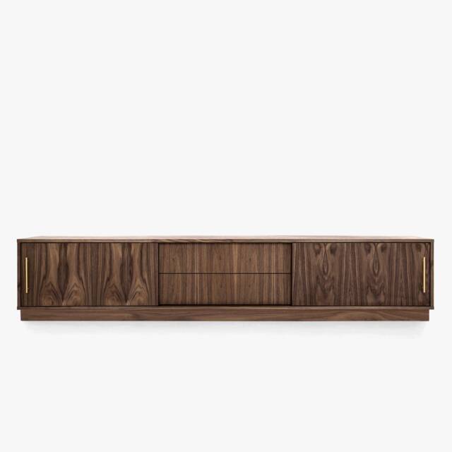 Mid-Century Sideboard, Dresser, Commode, Credenza Made Of Walnut Vaneer - Livlo O-S01 - image 1