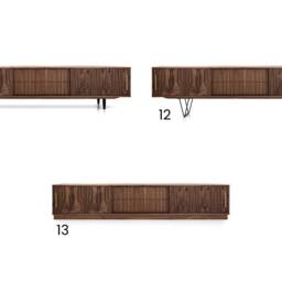 Mid-Century Sideboard, Dresser, Commode, Credenza Made Of Walnut Vaneer - Livlo O-S01 - thumbnail 2