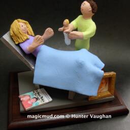 Ob-Gyn Doctor's Custom Made Figurine, Personalized Obstetrician's Gift - Family Doctor Figurine Ob-Gyn Graduation - thumbnail 2