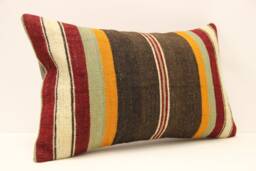 Throw Pillow, Sofa 12x20 in 30x50 cm, Vintage Kilim Pillow, Sofa Cushion Cover Boho Pillow 4Oe-543