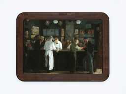 Mcsorley's Bar John Sloan Irish Pub Saloon New York City Impressionism Painting Wooden Framed Art Print - thumbnail 1