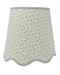 Scallop Lampshade - Pinto Ian Sanderson Natural Scalloped Edges Trim Colours Clip On, Lamp Or Pendant Light - thumbnail 1