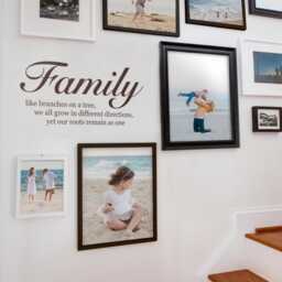 "Family Tree Quote Wall Decal Living Room Decor - 23""W X 10.5" - thumbnail 1