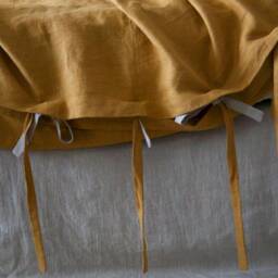 Sand Linen Bedding Set Duvet Cover & Pillowcases, Softened - thumbnail 3