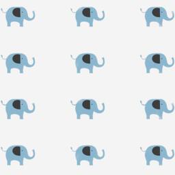Elephant Nursery Wall Stencil Reusable Mylar, Kids Room Decor - thumbnail 3