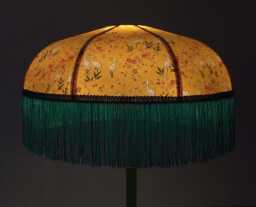"Japanese Paper Dome Lampshade With Fringe ""Maya" - thumbnail 1