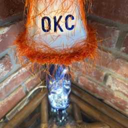 Okc Lamp With Blue Relax Bottle - thumbnail 2