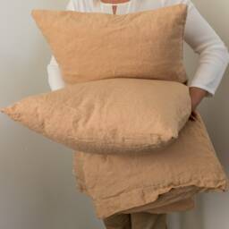 Linen Pillowcase With Envelope Closure, Pillow Shams, Housewife Style Linen Cover.farmhouse Pillow. New Colors Of 2021. Mooshop New91