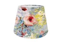 Monet Inspired Watercolour Flowers Empire Lampshade Ceiling /Table Lamp /Lightshade Colourful Home Decor, Made in Uk, Floral, Botanical - thumbnail 1