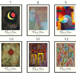 Paul Klee Poster Sets, Print, Art, Floral Vintage Abstract, Surrealism, Modern A1/A2/A3/A4 - thumbnail 2