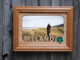 Ireland Picture Frame - 5x7 Holds 4x6 Photo Gift, Gift For Traveler Wall Decor, Vacation - thumbnail 1