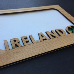 Ireland Picture Frame - 5x7 Holds 4x6 Photo Gift, Gift For Traveler Wall Decor, Vacation - thumbnail 3