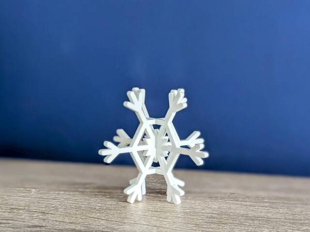 Snowflake Table D??cor, Ornament Set, White Christmas Decorations For The Home, Farmhouse Christmas, Small Gift Idea, Xmas Present - image 1