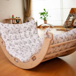 2 Size Montessori Baby Play Climber Set For Toddler, Small & Large Size Toddler Pillow Arch - thumbnail 2