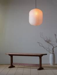 Konk ??? Refectory Bench Bespoke Sizes Available Modern Walnut Seat, Minimalist Dining, Hallway Seating, Side Table - thumbnail 1