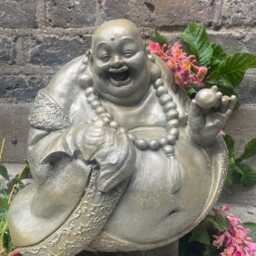 Large Beautifully Detailed Happy Buddhas Statue . - 20Kg From Sius - thumbnail 2