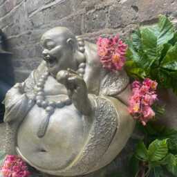 Large Beautifully Detailed Happy Buddhas Statue . - 20Kg From Sius - thumbnail 3
