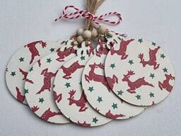 Emma Bridgewater Christmas Inspired Decorations, Reindeer, Tree Decoration, Decorations - thumbnail 1