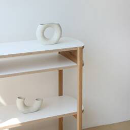 Anyshelf 80/4 - Wooden Shelving Unit Low Bookcase Bookshelves Modern Shelves Tv Stand Scandinavian Mid-Century - thumbnail 3