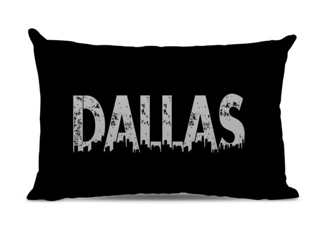 Dallas Pillow - Skyline City Urban Throw Gift Of