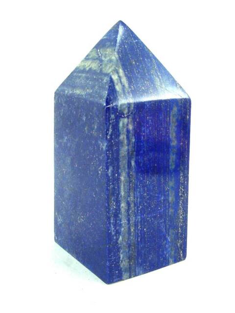 Solid Genuine Afghanistan Lapis Lazuli Obelisk 4 3/4 - image 1
