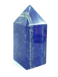 Solid Genuine Afghanistan Lapis Lazuli Obelisk 4 3/4 - thumbnail 1