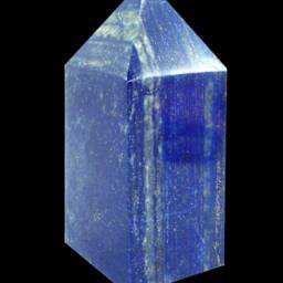 Solid Genuine Afghanistan Lapis Lazuli Obelisk 4 3/4 - thumbnail 3