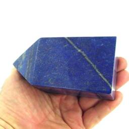 Solid Genuine Afghanistan Lapis Lazuli Obelisk 4 3/4 - thumbnail 4