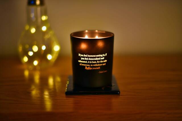 Personalized Soy Candle Custom Message, Handmade in Cornwall - image 1