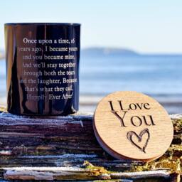 Personalized Soy Candle Custom Message, Handmade in Cornwall - thumbnail 2