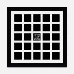 "Large Multi Photo Picture Frame - Collage Holds 25 Instagram 4""x4" - thumbnail 1