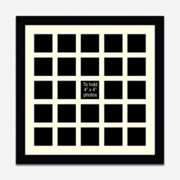 "Large Multi Photo Picture Frame - Collage Holds 25 Instagram 4""x4" - thumbnail 2